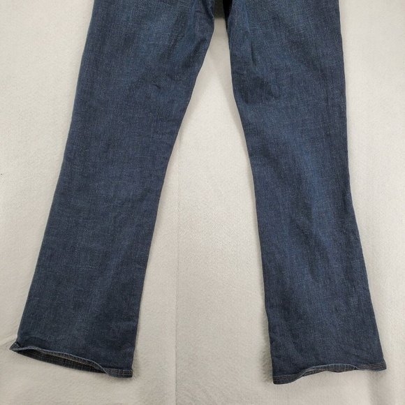 Lee Jeans Women's Sinfully Soft Cotton Blend Boot Cut Dark Wash Blue Size 30/32 - Picture 8 of 10